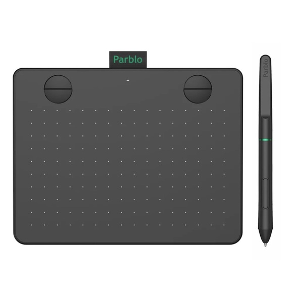 A640 V2 Graphic Drawing Tablet - White - Picture 3 of 9